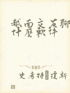 越南交友聊天用什么软件