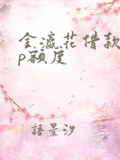 金瀛花借款app额度