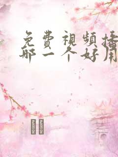 免费视频播放器哪一个好用