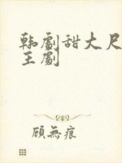 韩剧甜大尺双男主剧