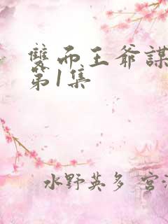 双面王爷谋天下第1集