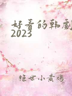 好看的韩剧推荐2023