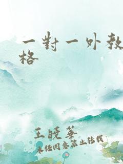 一对一外教 价格