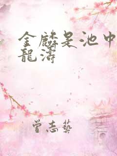 金麟是池中物侯龙涛