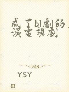 成了bl剧的主演电视剧