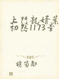 上门龙婿叶辰萧初然1173章