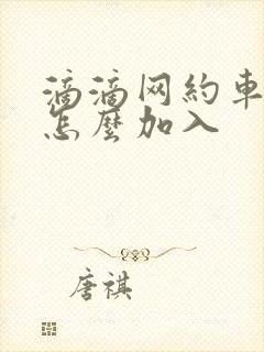 滴滴网约车无车怎么加入