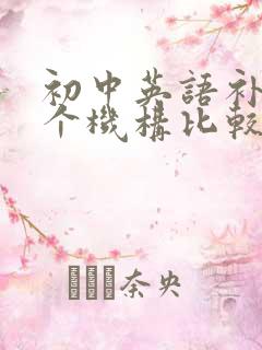 初中英语补习哪个机构比较好