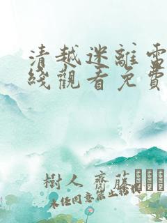 清越迷离电影在线观看免费版剧情
