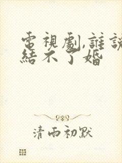 电视剧,谁说我结不了婚