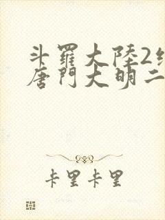 斗罗大陆2绝世唐门大明二明