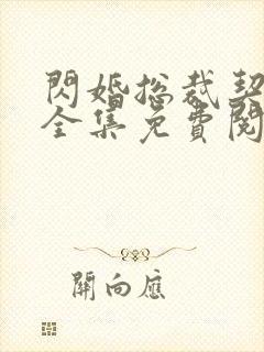 闪婚总裁契约妻全集免费阅读