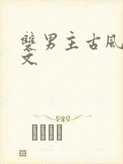 双男主古风生子文
