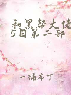 和黑帮大佬365日第二部