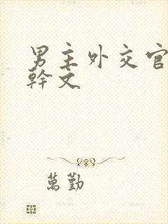 男主外交官的高干文