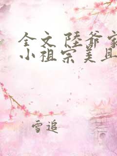 全文 陆爷家的小祖宗美且飒