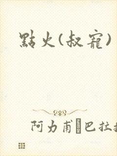 点火(叔宠)