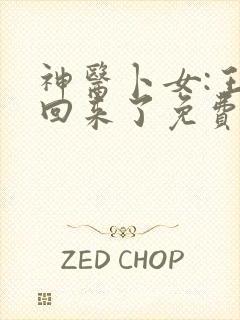 神医卜女:王妃回来了免费