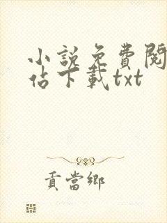 小说免费阅读网站下载txt