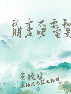 我才不要和你做朋友呢 电影