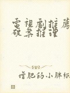 电视剧推荐悬疑破案推理