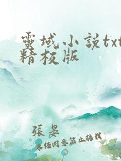 灵域小说txt精校版