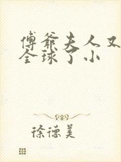 傅爷夫人又惊艳全球了小