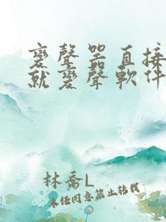 变声器直接说话就变声软件免费