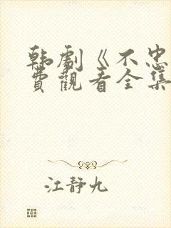 韩剧《不忠》免费观看全集