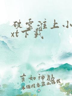 破云淮上小说txt下载