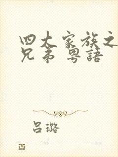 四大家族之龙虎兄弟 粤语