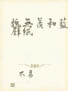 魏无羡和蓝忘机壁纸