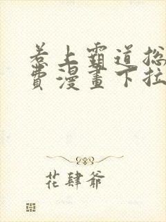 惹上霸道总裁免费漫画下拉式