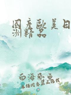 国产欧美日韩亚洲精品