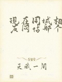 现在同城相亲交友网站哪个最靠谱