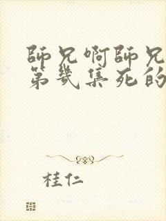 师兄啊师兄齐源第几集死的