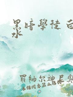 黑暗学徒 白开水