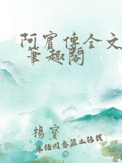 阿宾传全文阅读 笔趣阁