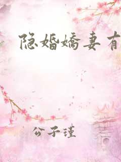 隐婚娇妻有点甜