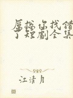 厉总你找错夫人了短剧全集免费