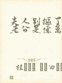 夫人别抠了,你老公是亿万总裁短剧大结局