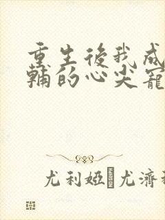 重生后我成了首辅的心尖宠