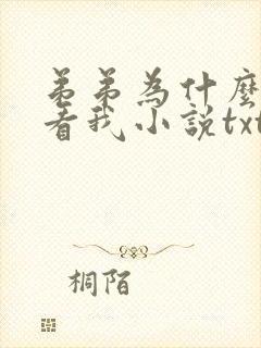 弟弟为什么这样看我小说txt