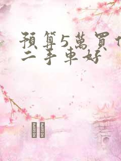 预算5万买什么二手车好