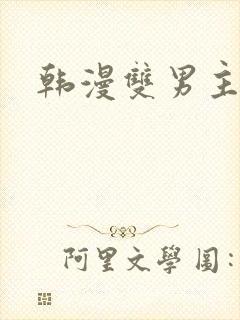 韩漫双男主开车