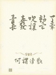 青春吹动了你的长发让它牵引你的梦