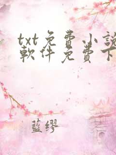 txt免费小说软件免费下载