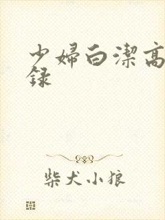 少妇白洁高义目录