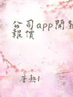 公司app开发报价
