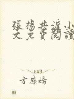 张杨共渡小说全文免费阅读最新章节